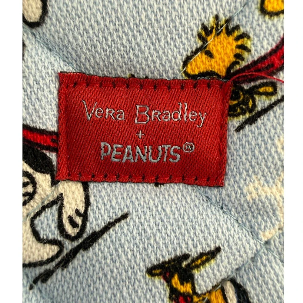 NWOT Vera Bradley & Peanuts Oven Mitt SKI JUMP SNOOPY Pot Holder Blue Snoopy